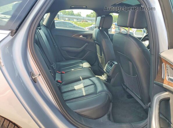 WAUGFAFC4GN109530 2016 AUDI A6 Silver Widok tylnych siedzeń