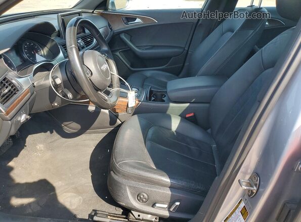 WAUGFAFC4GN109530 2016 AUDI A6 Silver Widok wnętrza z przodu