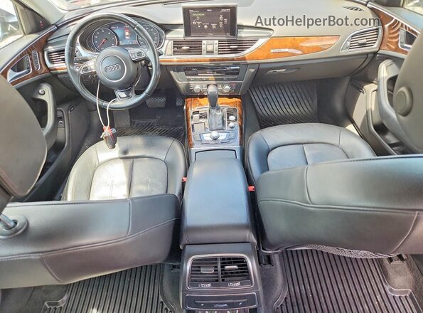 WAUGFAFC5GN016693 2016 AUDI A6 Black Dashboard view