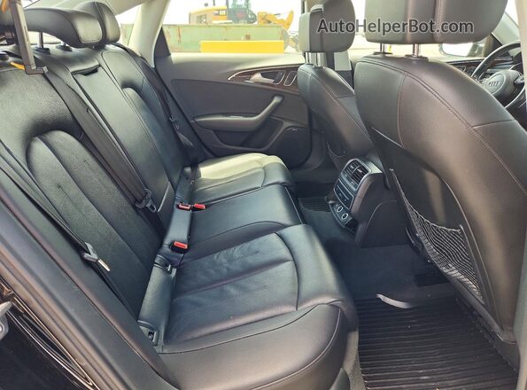 WAUGFAFC5GN016693 2016 AUDI A6 Black Rear seats view