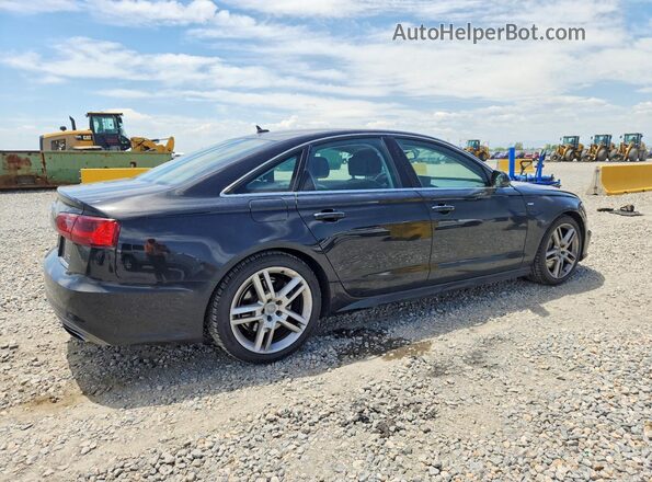 WAUGFAFC5GN016693 2016 AUDI A6 Black Rear right