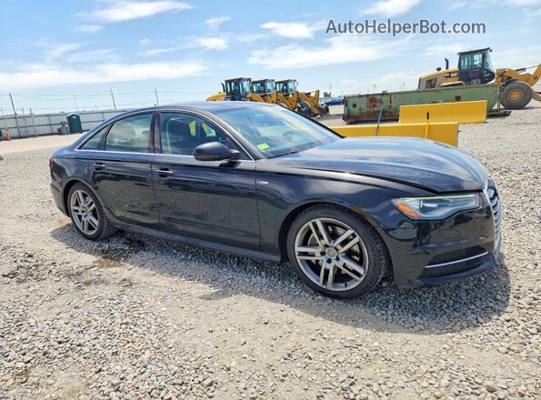 WAUGFAFC5GN016693 2016 AUDI A6 Black Front right