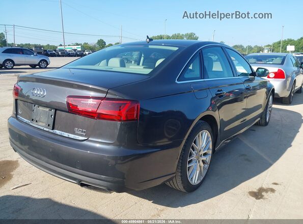 WAUGFAFC6GN040999 2016 AUDI A6 Black Tył prawy
