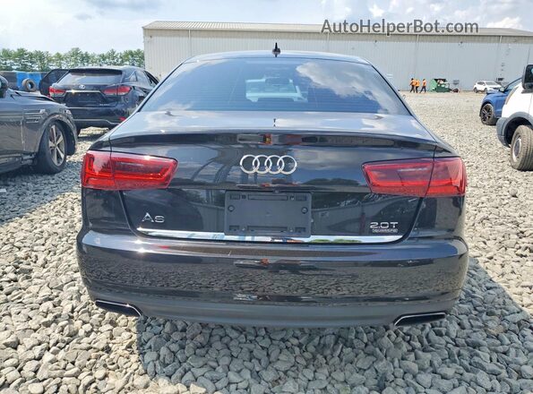 WAUGFAFC7GN010779 2016 AUDI A6 Black Widok z tyłu