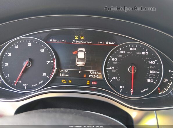 WAUGFAFC9GN122421 2016 AUDI A6 Black Widok tylnych siedzeń