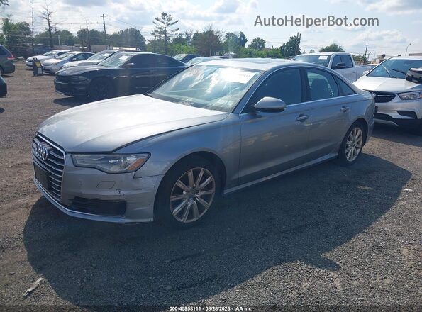 WAUGFAFCXGN008198 2016 AUDI A6 Silver Przód lewy