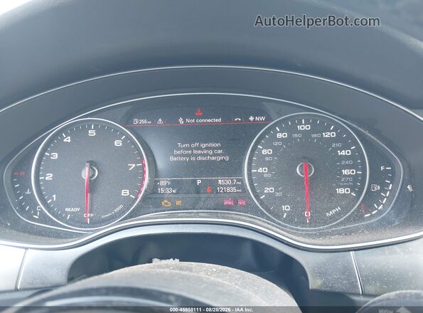 WAUGFAFCXGN008198 2016 AUDI A6 Silver Widok tylnych siedzeń