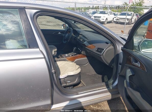 WAUGFAFCXGN008198 2016 AUDI A6 Silver Widok wnętrza z przodu