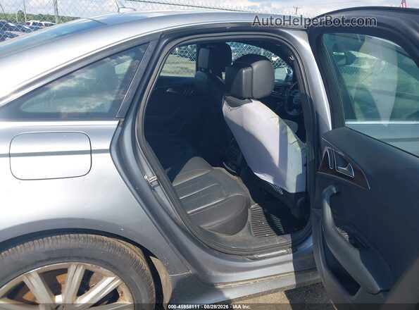 WAUGFAFCXGN008198 2016 AUDI A6 Silver Widok naklejki z numerem VIN
