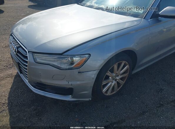WAUGFAFCXGN008198 2016 AUDI A6 Silver Widok z przodu