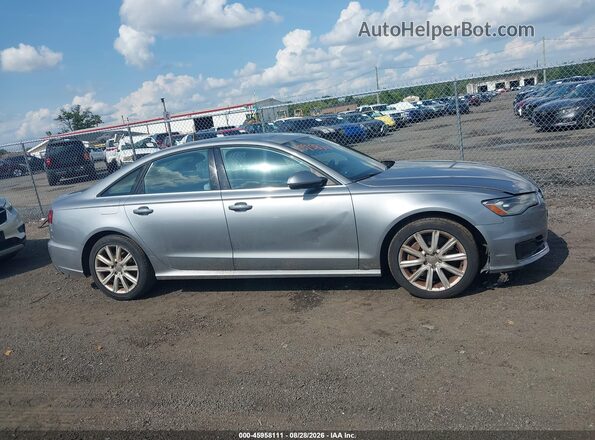 WAUGFAFCXGN008198 2016 AUDI A6 Silver Widok wnętrza z tyłu