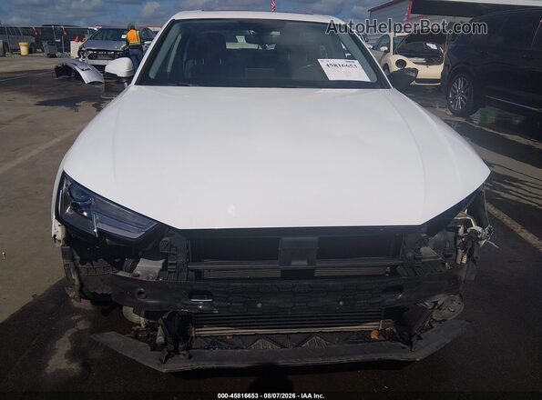 WAUGMAF40HA169344 2017 AUDI A4 White Front view