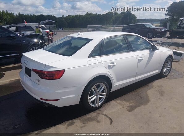 WAUGMAF40HA169344 2017 AUDI A4 White Rear right