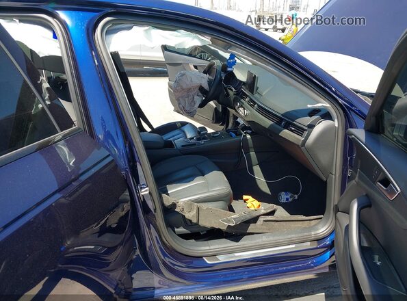 WAUGMAF40KA073396 2019 AUDI A4 Dark Blue Вид салона спереди