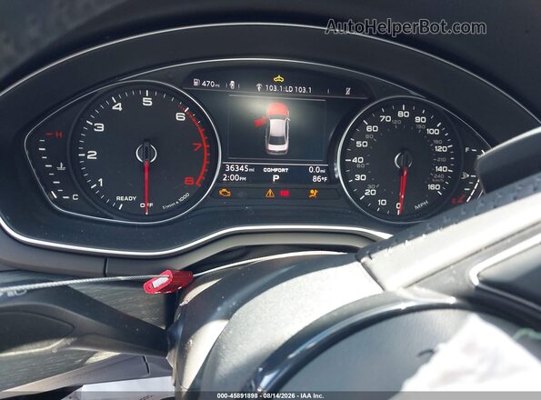 WAUGMAF40KA073396 2019 AUDI A4 Dark Blue Вид задних сидений