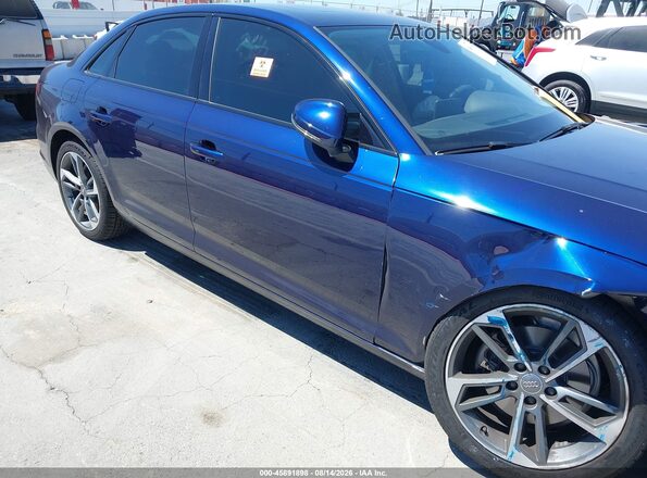 WAUGMAF40KA073396 2019 AUDI A4 Dark Blue Вид щитка приборов