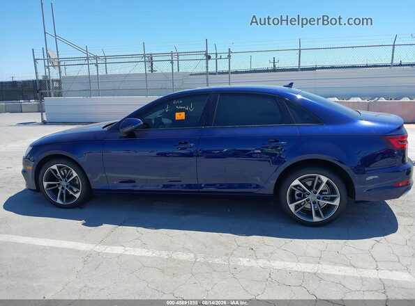 WAUGMAF40KA073396 2019 AUDI A4 Dark Blue 