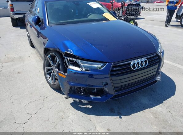 WAUGMAF40KA073396 2019 AUDI A4 Dark Blue Панорамный вид салона 360°