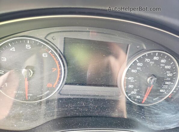 WAUGMAF41HN060965 2017 AUDI A4 White Instrument cluster view