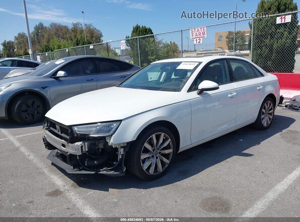 WAUGMAF43HN059350 2017 AUDI A4 White წინა მარცხენა ხედი სამი მეოთხედიდან