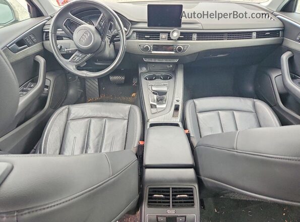 WAUGMAF43KA120792 2019 AUDI A4 Black Առջևի վահանակի տեսք