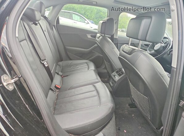 WAUGMAF43KA120792 2019 AUDI A4 Black Հետևի նստատեղերի տեսք