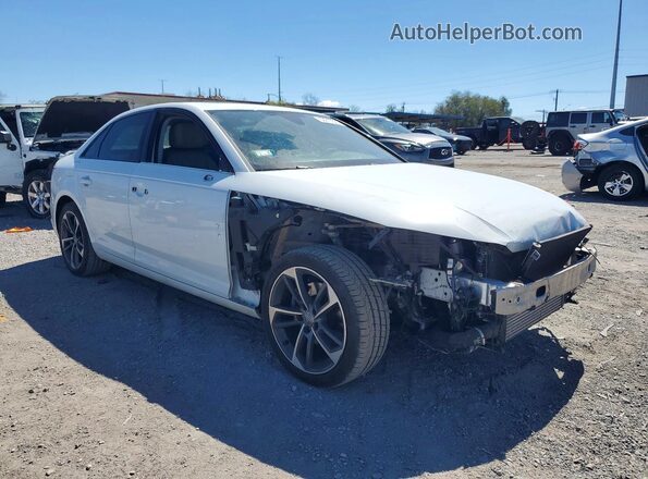 WAUGMAF43KN015050 2019 AUDI A4 White წინა მარჯვენა