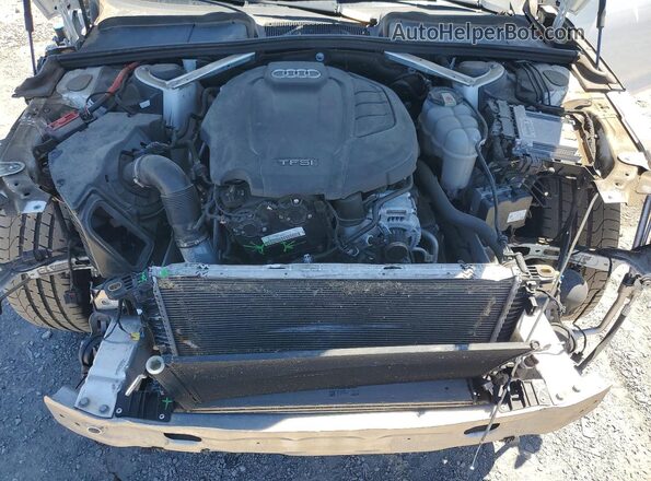 WAUGMAF43KN015050 2019 AUDI A4 White უკანა სალონის ხედი