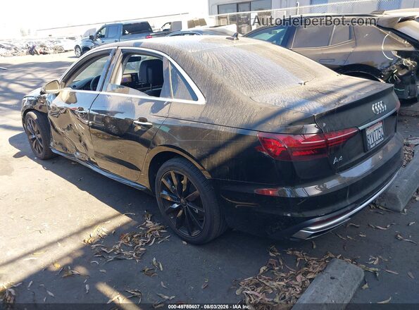 WAUGMAF43LN008567 2020 AUDI A4 Black Հետևի ձախ