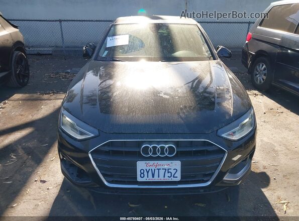 WAUGMAF43LN008567 2020 AUDI A4 Black Սալոնի հետևի տեսք