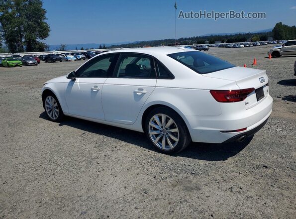 WAUGMAF44HN046381 2017 AUDI A4 White Հետևի ձախ