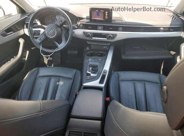 WAUGMAF44HN046381 2017 AUDI A4 White Առջևի վահանակի տեսք