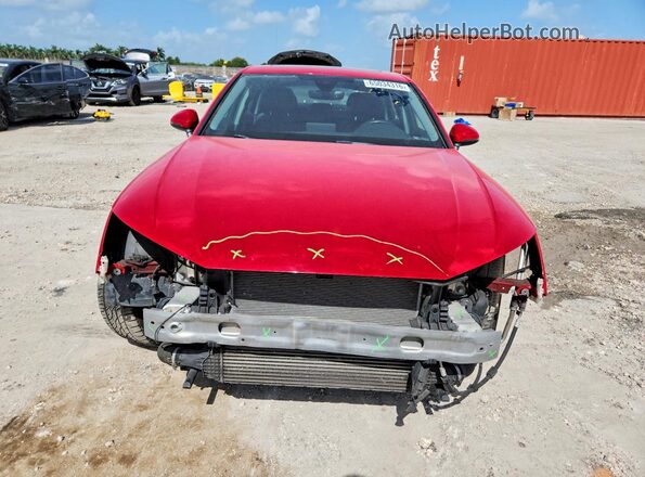 WAUGMAF44HN067666 2017 AUDI A4 Red Vista frontal