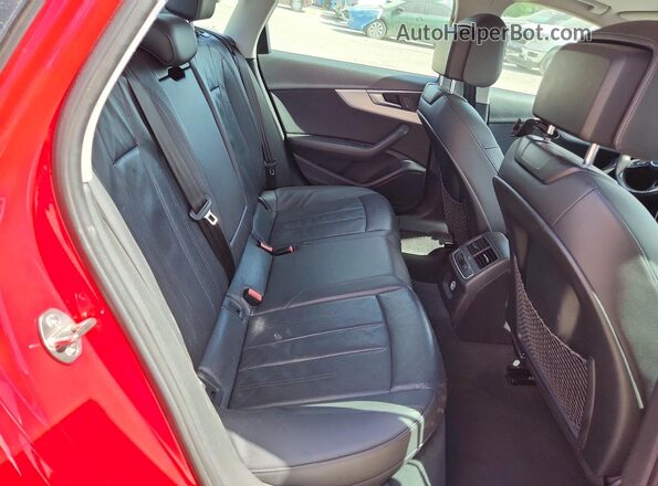 WAUGMAF44HN067666 2017 AUDI A4 Red Vista de los asientos traseros