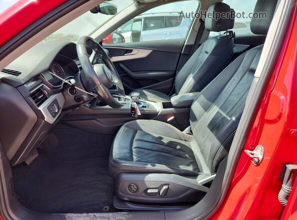 WAUGMAF44HN067666 2017 AUDI A4 Red Vista interior delantera