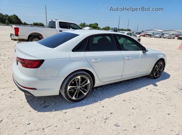 WAUGMAF45KA106425 2019 AUDI A4 Белый Задняя правая четверть