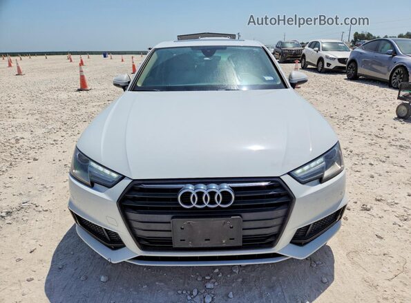 WAUGMAF45KA106425 2019 AUDI A4 Белый Вид спереди