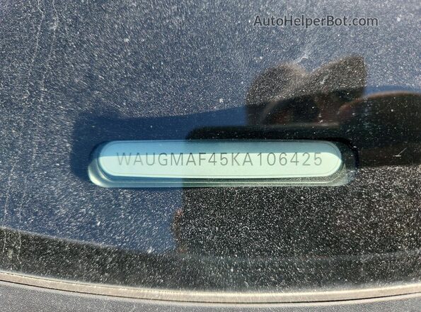 WAUGMAF45KA106425 2019 AUDI A4 Белый Вид подкапотного пространства