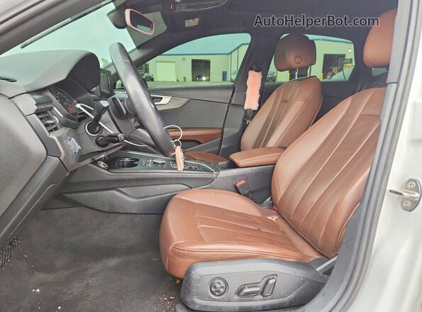 WAUGMAF45KN012845 2019 AUDI A4 White Vista interior delantera