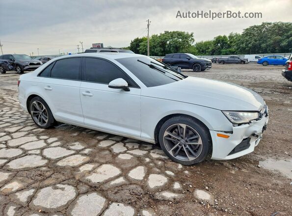 WAUGMAF45KN012845 2019 AUDI A4 White Delantero derecho