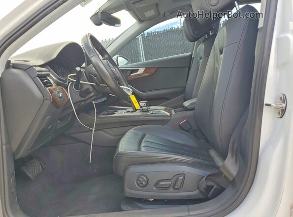 WAUGMAF46KN002129 2019 AUDI A4 White Front interior view