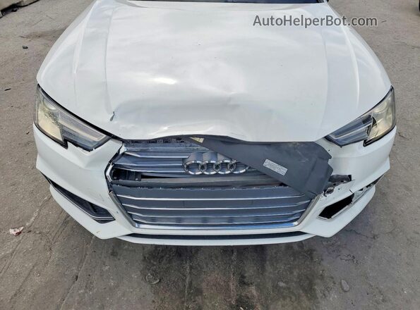 WAUGMAF46KN002129 2019 AUDI A4 White Rear interior view