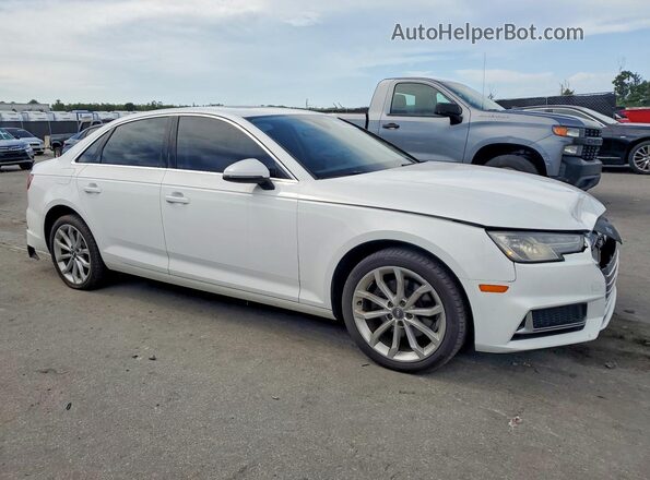 WAUGMAF46KN002129 2019 AUDI A4 White Front right