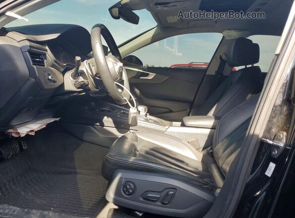 WAUGMAF47KA007136 2019 AUDI A4 Black Front interior view