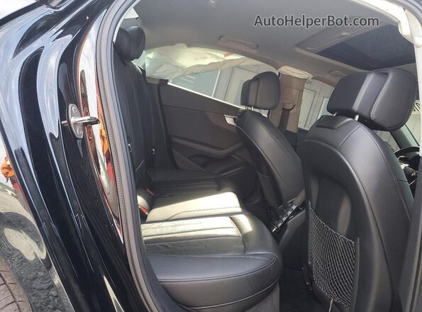 WAUGMAF47KA007136 2019 AUDI A4 Black Rear seats view