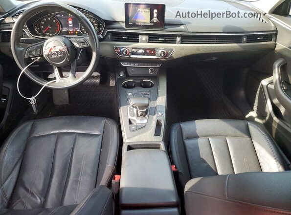 WAUGMAF47KA007136 2019 AUDI A4 Black Dashboard view