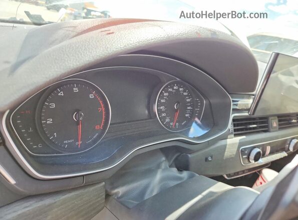 WAUGMAF47LN011598 2020 AUDI A4 White Vista del cuadro de instrumentos