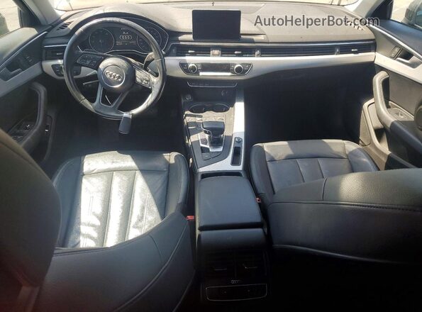 WAUGMAF48HN044388 2017 AUDI A4 Серый Вид панели приборов