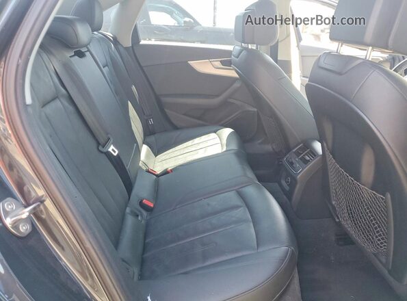 WAUGMAF48HN044388 2017 AUDI A4 Серый Вид задних сидений