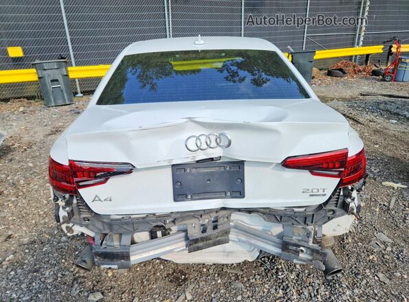 WAUGMAF49HA176647 2017 AUDI A4 White Vista trasera